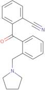 2-Cyano-2'-pyrrolidinomethyl benzophenone