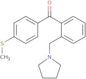 2-Pyrrolidinomethyl-4'-thiomethylbenzophenone