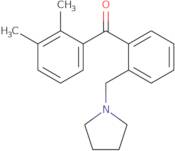 2,3-Dimethyl-2'-pyrrolidinomethyl benzophenone