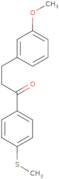 3-(3-Methoxyphenyl)-4'-thiomethylpropiophenone