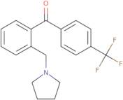 2-Pyrrolidinomethyl-4'-trifluoromethylbenzophenone