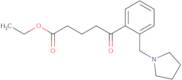 Ethyl 5-oxo-5-[2-(pyrrolidinomethyl)phenyl]valerate