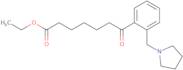 Ethyl 7-oxo-7-[2-(pyrrolidinomethyl)phenyl]heptanoate