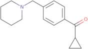 Cyclopropyl 4-(piperidinomethyl)phenyl ketone