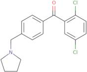 2,5-Dichloro-4'-pyrrolidinomethyl benzophenone