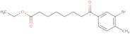 Ethyl 8-(3-bromo-4-methylphenyl)-8-oxooctanoate