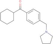 Cyclohexyl 4-(pyrrolidinomethyl)phenyl ketone