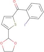 5-(1,3-Dioxolan-2-yl)-2-(2-iodobenzoyl)thiophene