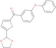 5-(1,3-Dioxolan-2-yl)-2-(3-phenoxybenzoyl)thiophene