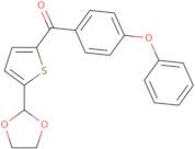 5-(1,3-Dioxolan-2-yl)-2-(4-phenoxybenzoyl)thiophene