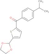 5-(1,3-Dioxolan-2-yl)-2-(4-isopropylbenzoyl)thiophene