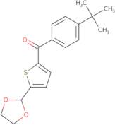 2-(4-t-Butylbenzoyl)-5-(1,3-dioxolan-2-yl)thiophene