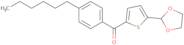 5-(1,3-Dioxolan-2-yl)-2-(4-hexylbenzoyl)thiophene