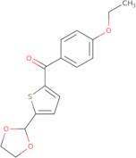 5-(1,3-Dioxolan-2-yl)-2-(4-ethoxybenzoyl)thiophene