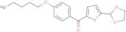 5-(1,3-Dioxolan-2-yl)-2-(4-pentyloxybenzoyl)thiophene