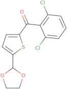 2-(2,6-Dichlorobenzoyl)-5-(1,3-dioxolan-2-yl)thiophene