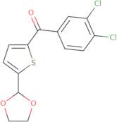 2-(3,4-Dichlorobenzoyl)-5-(1,3-dioxolan-2-yl)thiophene