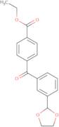 4'-Carboethoxy-3-(1,3-dioxolan-2-yl)benzophenone