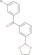 3-Bromo-3'-(1,3-dioxolan-2-yl)benzophenone