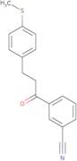 3'-Cyano-3-(4-thiomethylphenyl)propiophenone