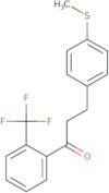 3-(4-Thiomethylphenyl)-2'-trifluoromethylpropiophenone