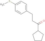 Cyclopentyl 2-(4-thiomethylphenyl)ethyl ketone