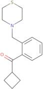 Cyclobutyl 2-(thiomorpholinomethyl)phenyl ketone