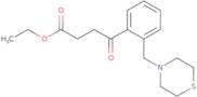 Ethyl 4-oxo-4-[2-(thiomorpholinomethyl)phenyl]butyrate