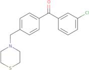 3-Chloro-4'-thiomorpholinomethyl benzophenone