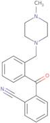2-Cyano-2'-(4-methylpiperazinomethyl) benzophenone