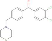 3,4-Dichloro-4'-thiomorpholinomethyl benzophenone