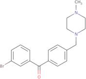 3-Bromo-4'-(4-methylpiperazinomethyl) benzophenone