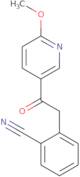 2-Methoxy-5-(2-cyanophenylacetyl)pyridine