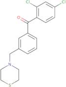 2,4-Dichloro-3'-thiomorpholinomethyl benzophenone