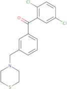 2,5-Dichloro-3'-thiomorpholinomethyl benzophenone