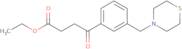 Ethyl 4-oxo-4-[3-(thiomorpholinomethyl)phenyl]butyrate