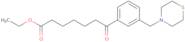 Ethyl 7-oxo-7-[3-(thiomorpholinomethyl)phenyl]heptanoate