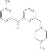 3-Methyl-3'-(4-methylpiperazinomethyl) benzophenone