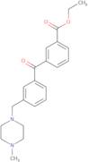 3-Carboethoxy-3'-(4-methylpiperazinomethyl) benzophenone