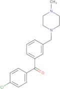 4'-Chloro-3-(4-methylpiperazinomethyl) benzophenone