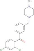 2,4-Dichloro-3'-(4-methylpiperazinomethyl) benzophenone