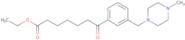Ethyl 7-[3-(4-methylpiperazinomethyl)phenyl]-7-oxoheptanoate