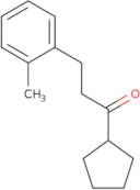 Cyclopentyl 2-(2-methylphenyl)ethyl ketone