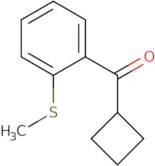 Cyclobutyl 2-thiomethylphenyl ketone