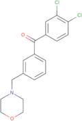 3,4-Dichloro-3'-morpholinomethyl benzophenone