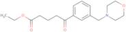 Ethyl 5-[3-(morpholinomethyl)phenyl]-5-oxovalerate