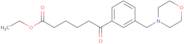 Ethyl 6-[3-(morpholinomethyl)phenyl]-6-oxohexanoate