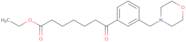 Ethyl 7-[3-(morpholinomethyl)phenyl]-7-oxoheptanoate