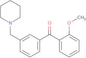 2-Methoxy-3'-piperidinomethyl benzophenone