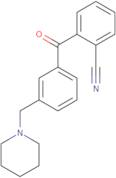 2-Cyano-3'-piperidinomethyl benzophenone